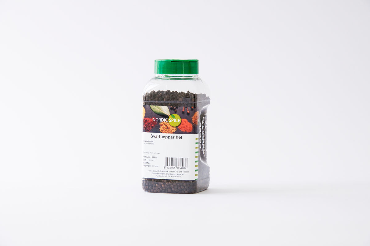 Nordic Spice Svartpeppar Hel Tellicherry 4x500 g