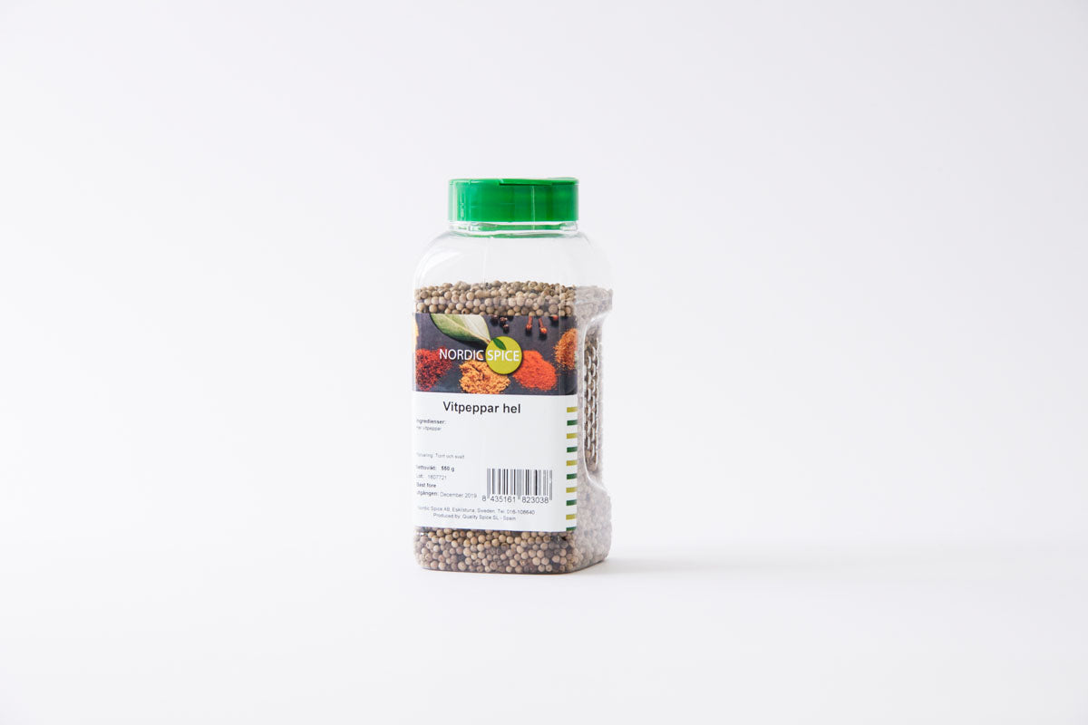 Nordic Spice Vitpeppar Hel 550 g