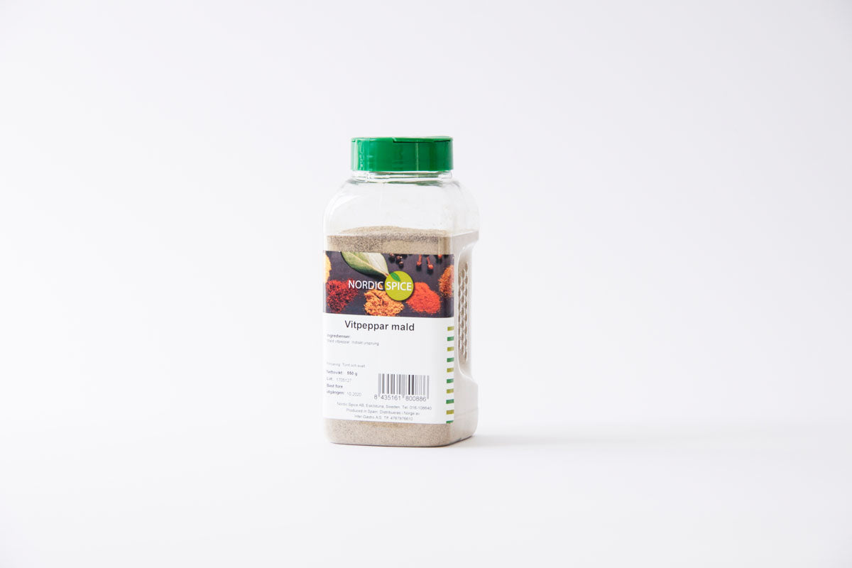 Nordic Spice Vitpeppar Mald 550 g