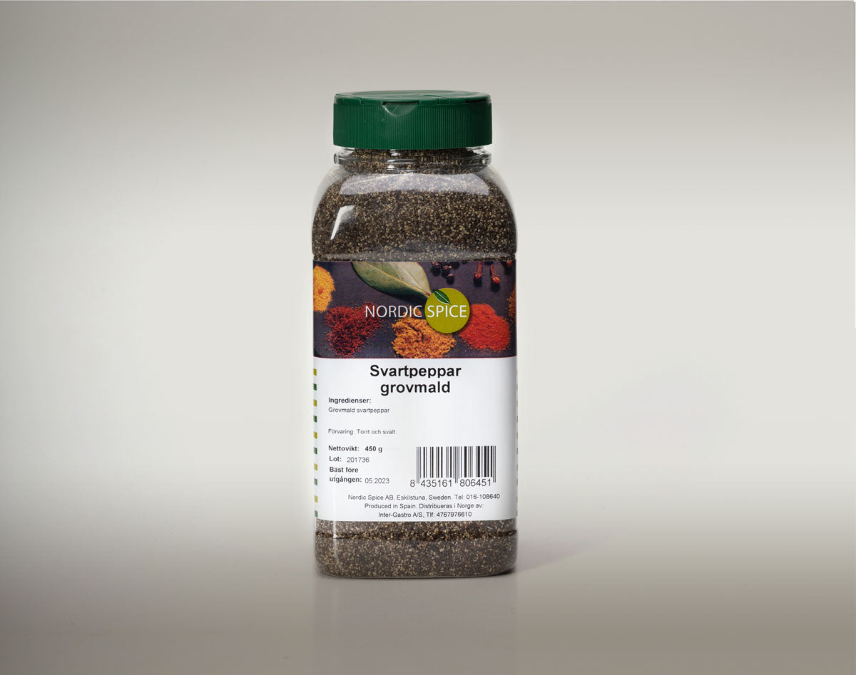 Nordic Spice Svartpeppar Grovmald 450 g