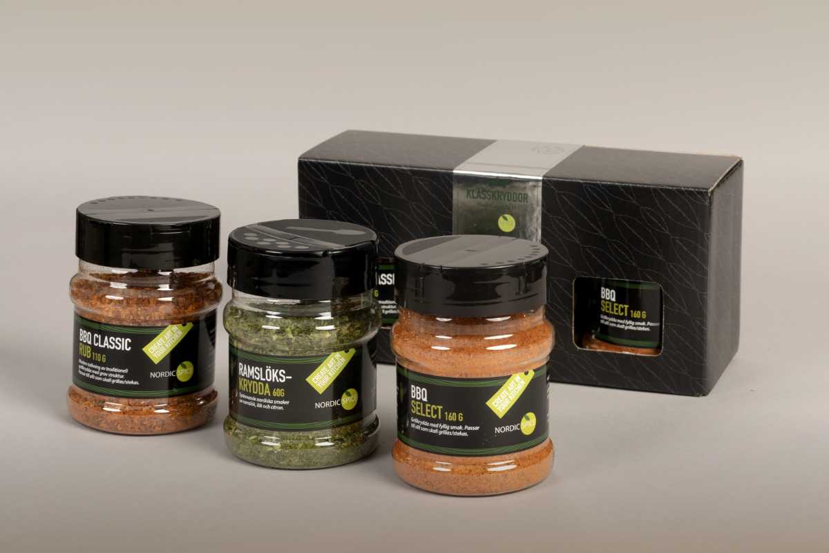 Nordic Spice BBQ Spice Paket (3 Kryddor)