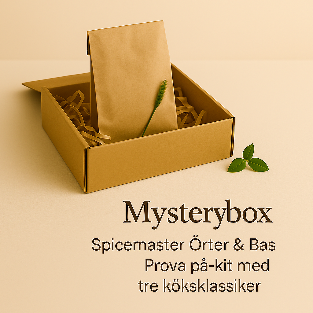 Spicemaster Mysterybox Örtsalt Trio Ekologiskt 510 g