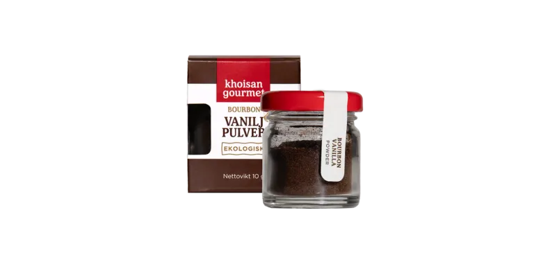 Khoisan Gourmet Bourbon Vaniljpulver EKO 10 g