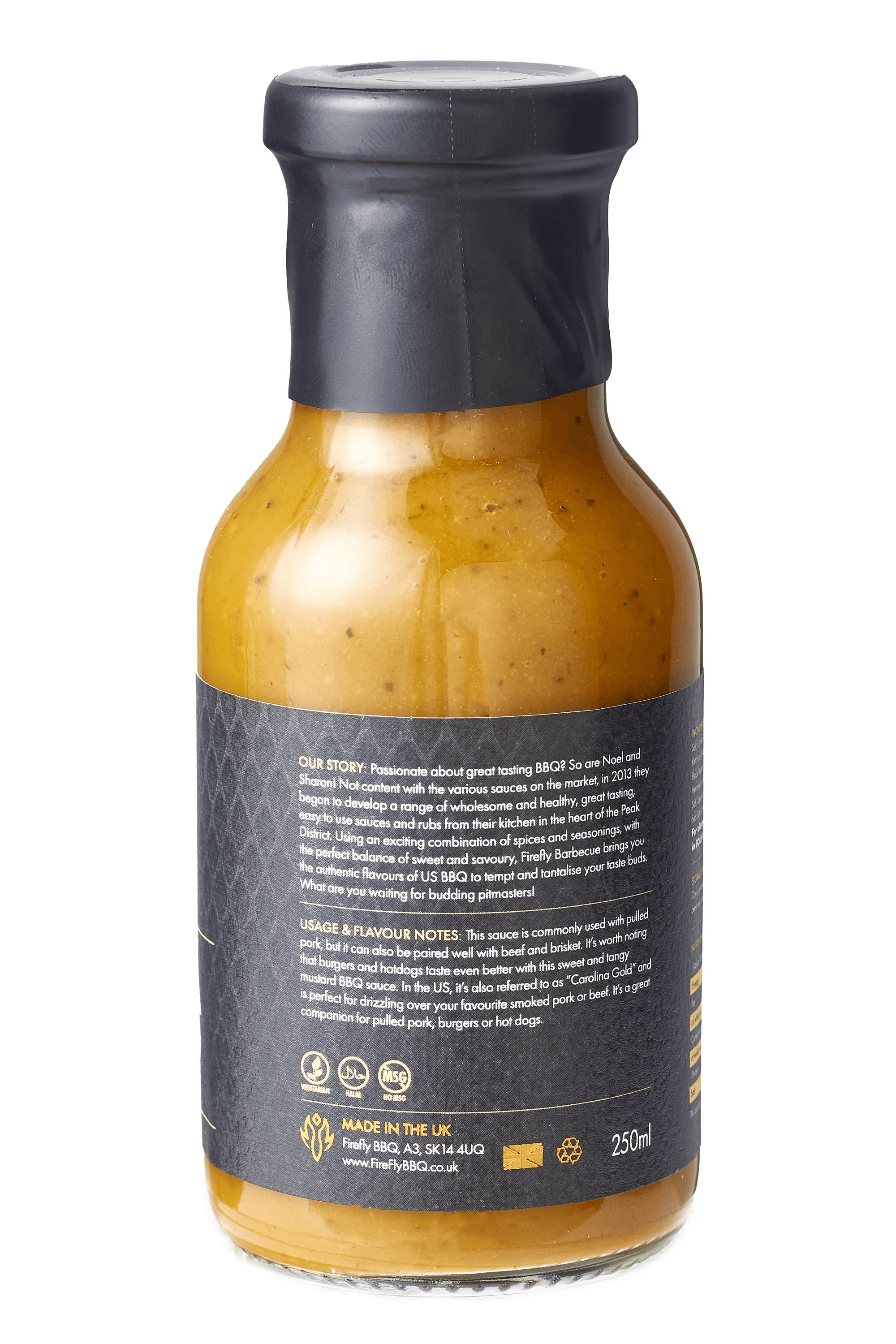 Widowmaker BBQ Firefly - Sweet & Tangy Carolina Mustard Barbecue Sås Såser Sverige