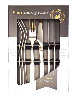 Nordkök Flora Kött & grillbestick 8 delar