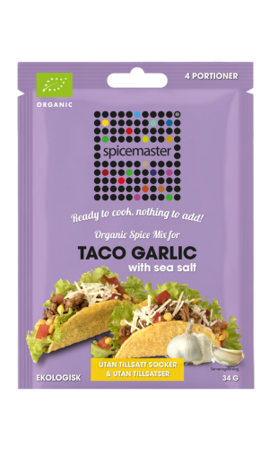 Spicemaster Taco Garlic Sea Salt EKO 34 g
