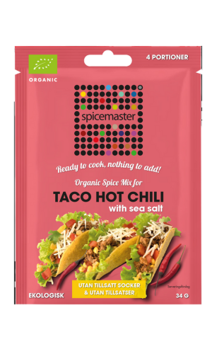 Spicemaster Taco Hot Chili Sea Salt EKO 34 g