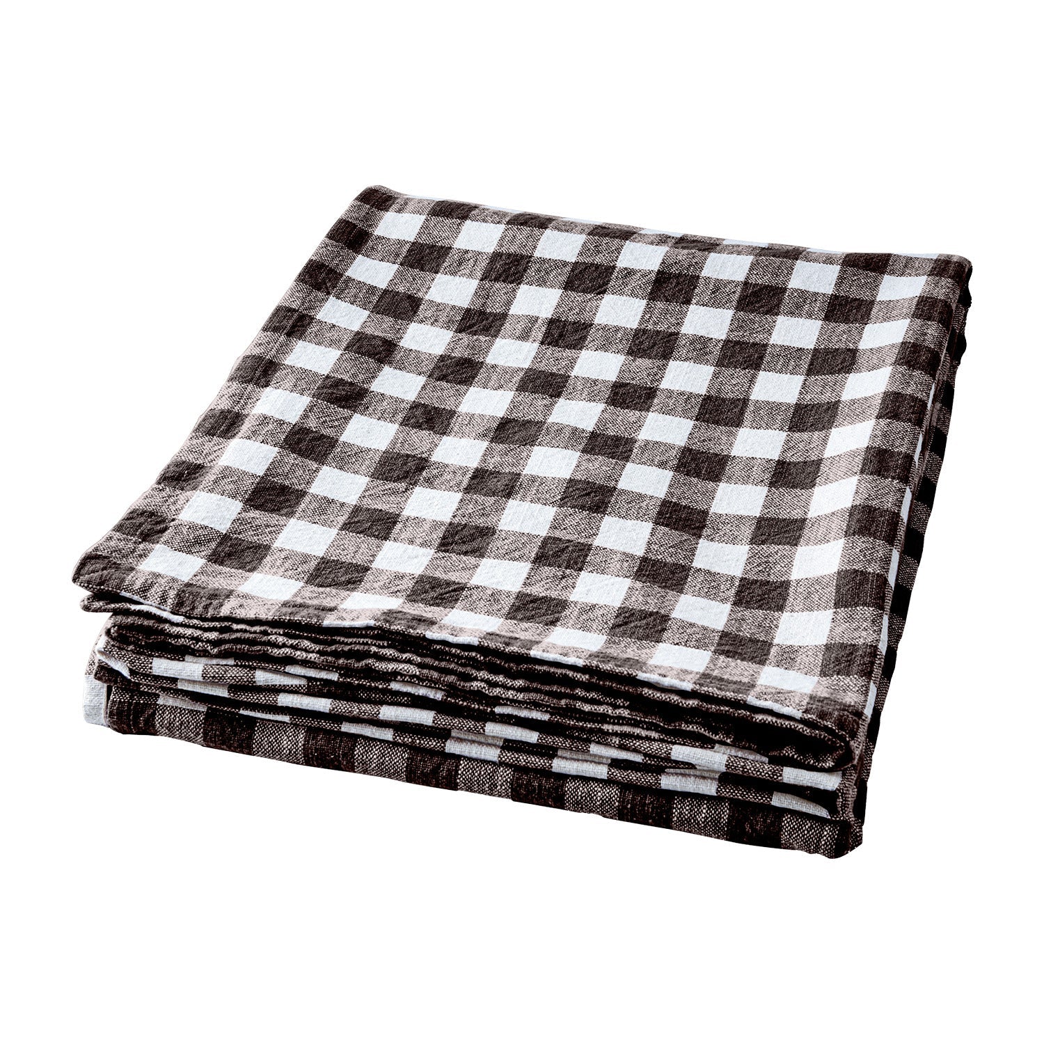 INGRID Bordsduk, Brun/elfenben