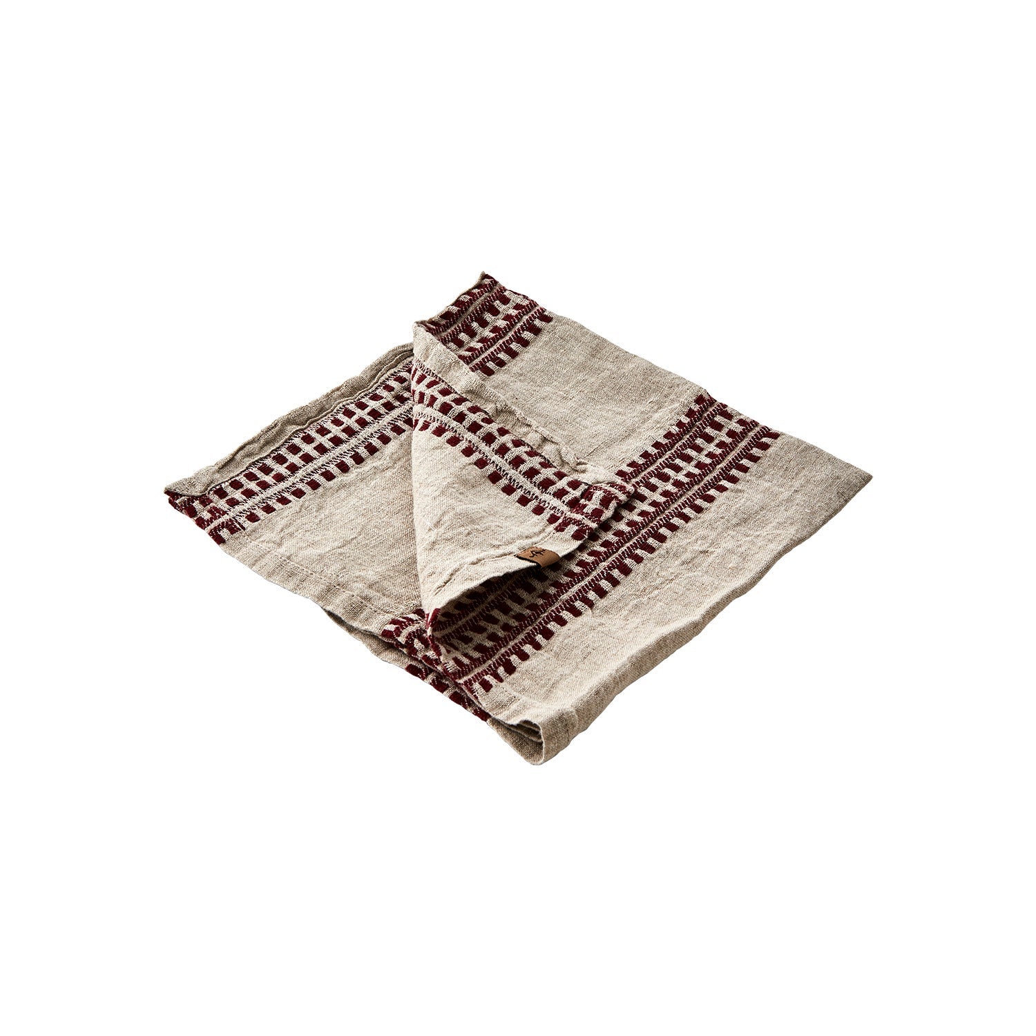 NOEL Servett, Röd/lingrå