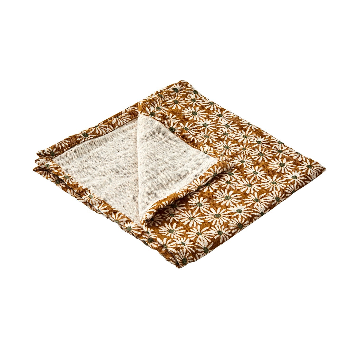 ELSA Servett, Senapsgul/elfenben/grön