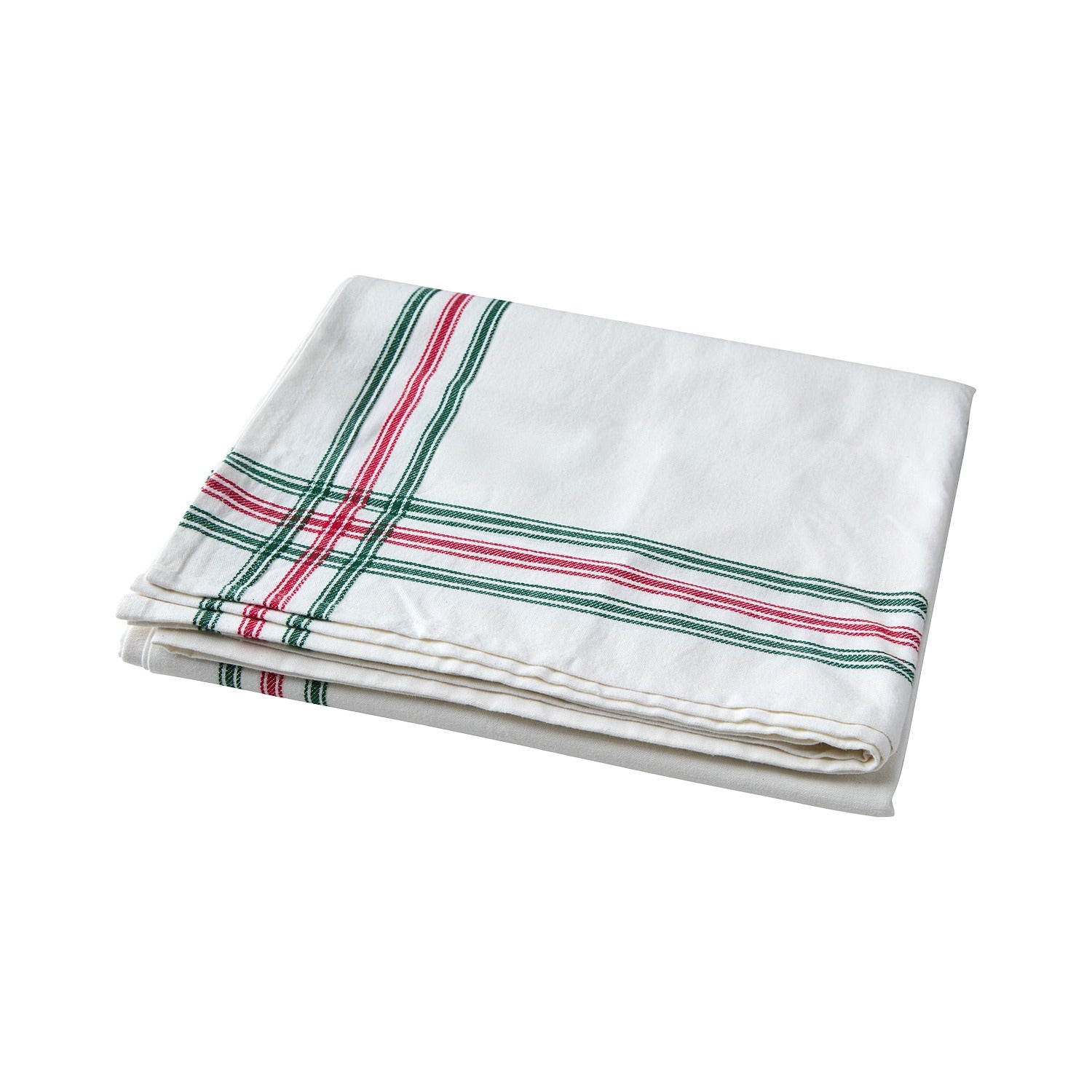 FLISA Bordsduk, Vit/grön /röd