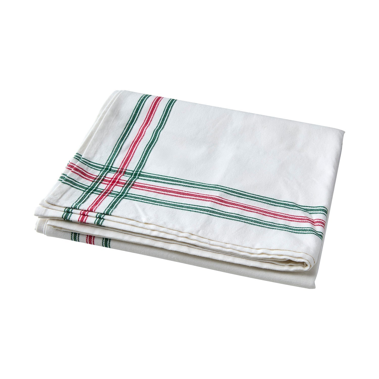 FLISA Bordsduk, Vit/grön /röd
