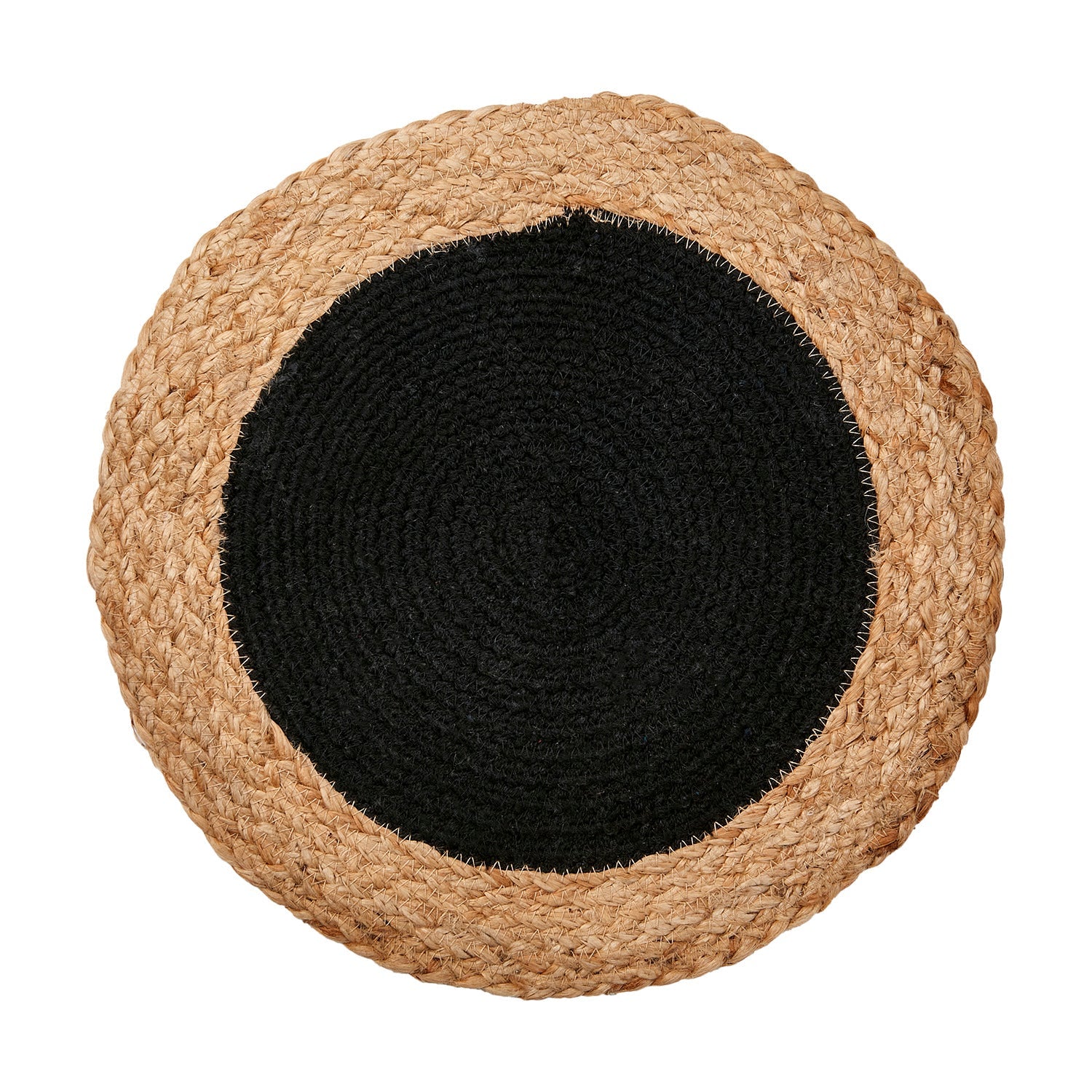 ELINA Tallriksunderlägg, Svart/natur