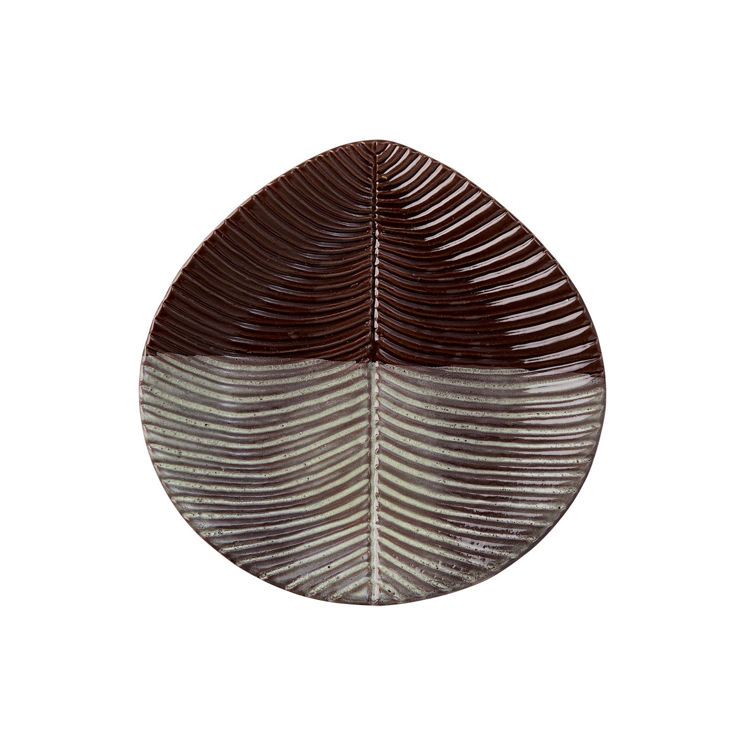 VILLE Tallrik, Brun/elfenben