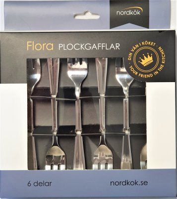Nordkök Flora, Plockgafflar 6 delar