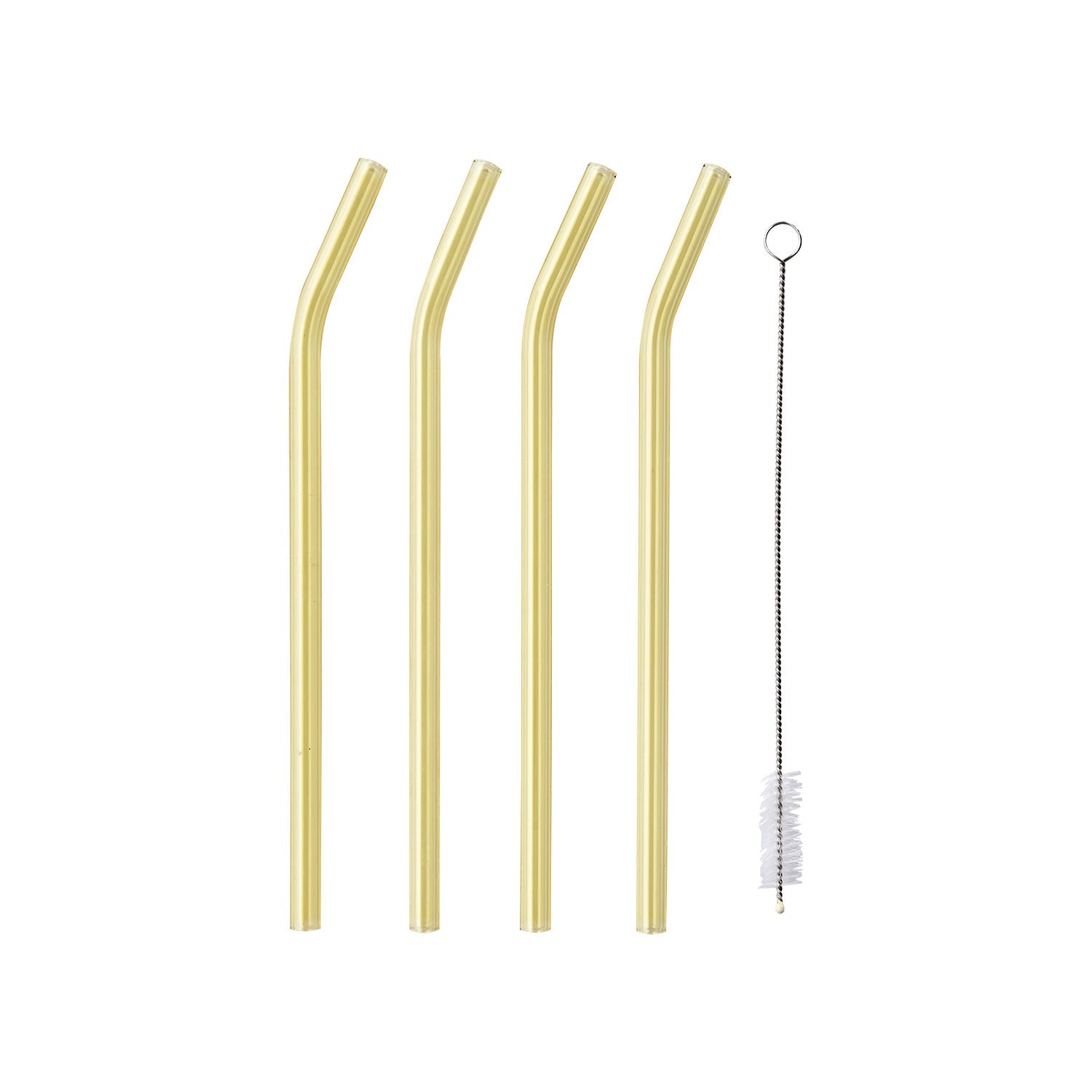 COCKTAIL Sugrör, 4-pack, Gul