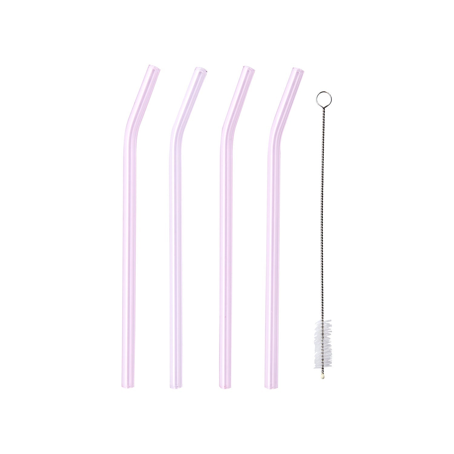 COCKTAIL Sugrör, 4-pack, Rosa