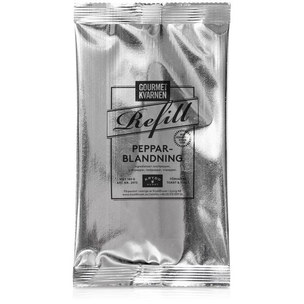 Kryddhuset Gourmetkvarnen Refill Pepparblandning 180 g